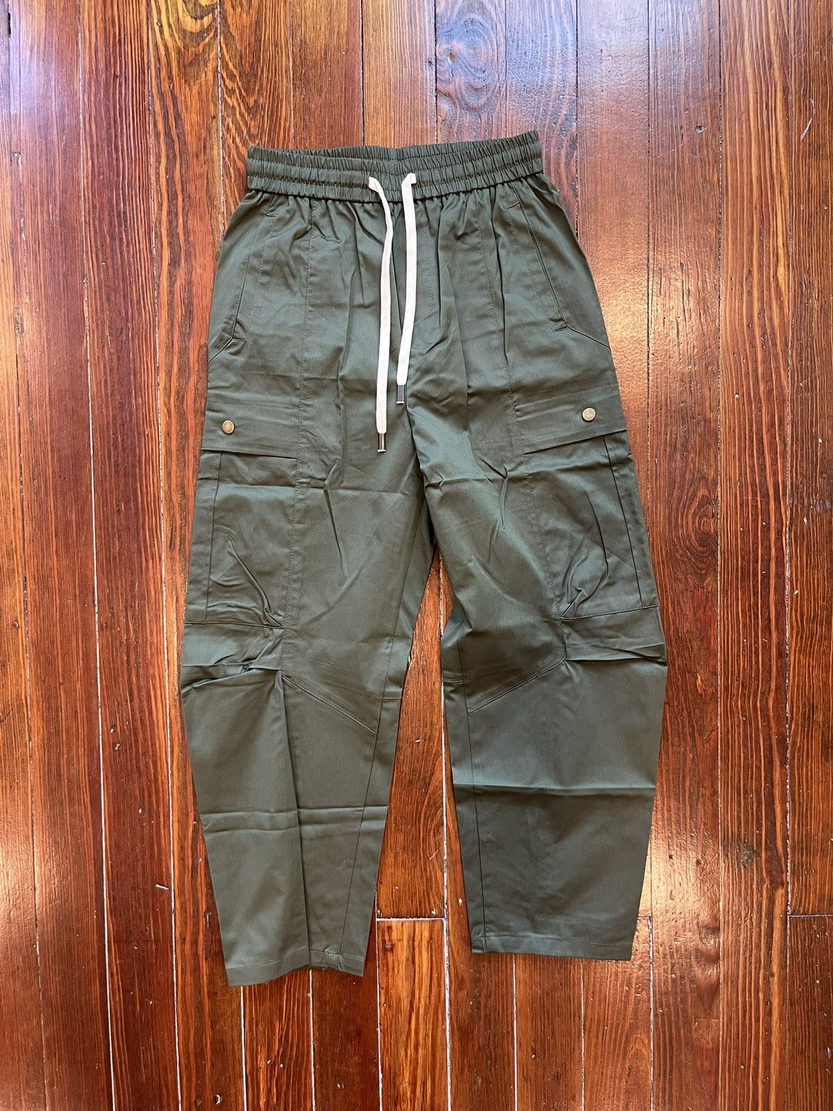 Other HZ Shangpin Green Khaki 4 Pocket Relax Fit Utility Trousers Size US 34 / EU 50 - 1 Thumbnail
