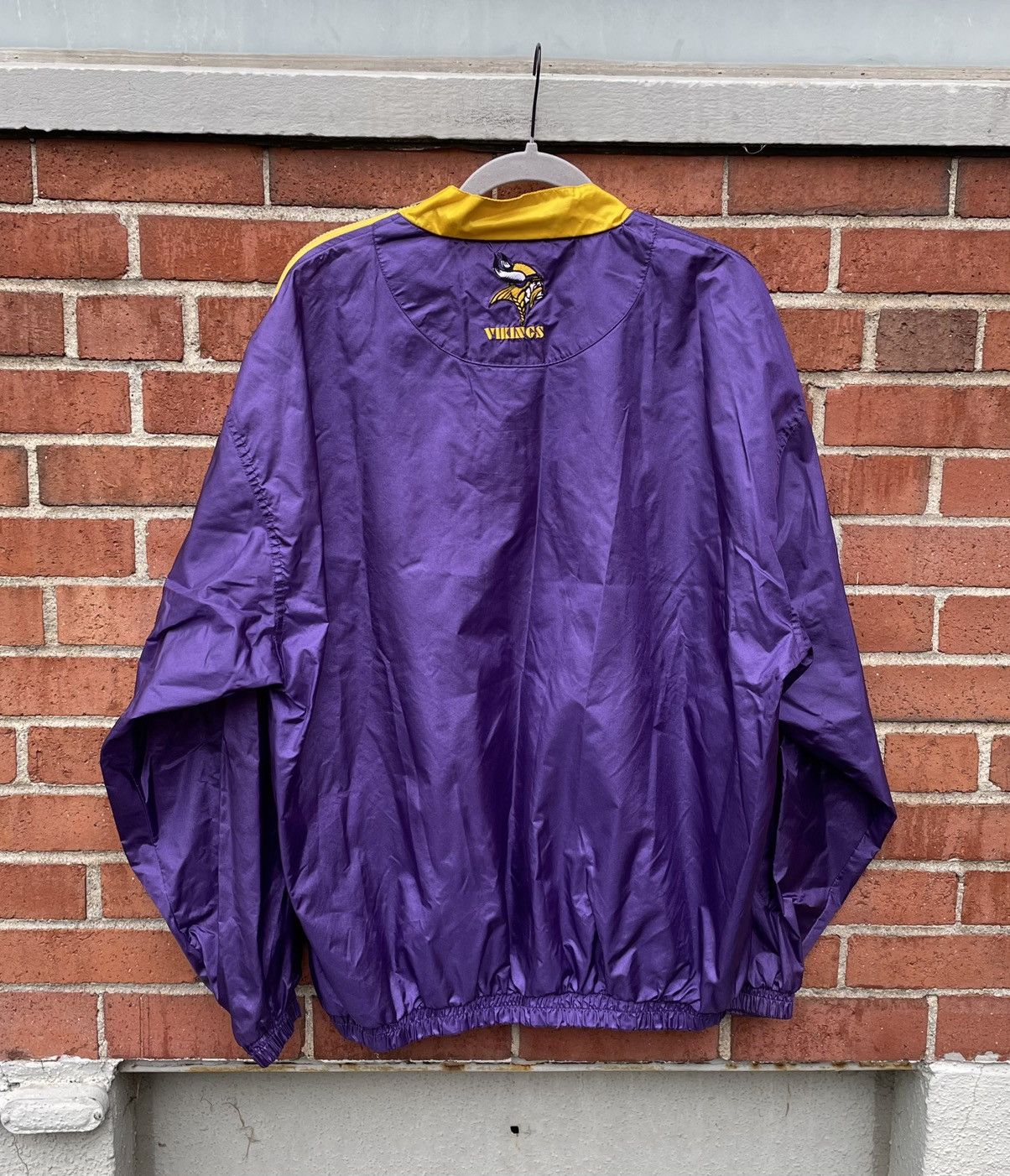 Vintage Vintage 90s Game Day Minnesota Vikings Big Logo Windbreaker Size US L / EU 52-54 / 3 - 6 Thumbnail