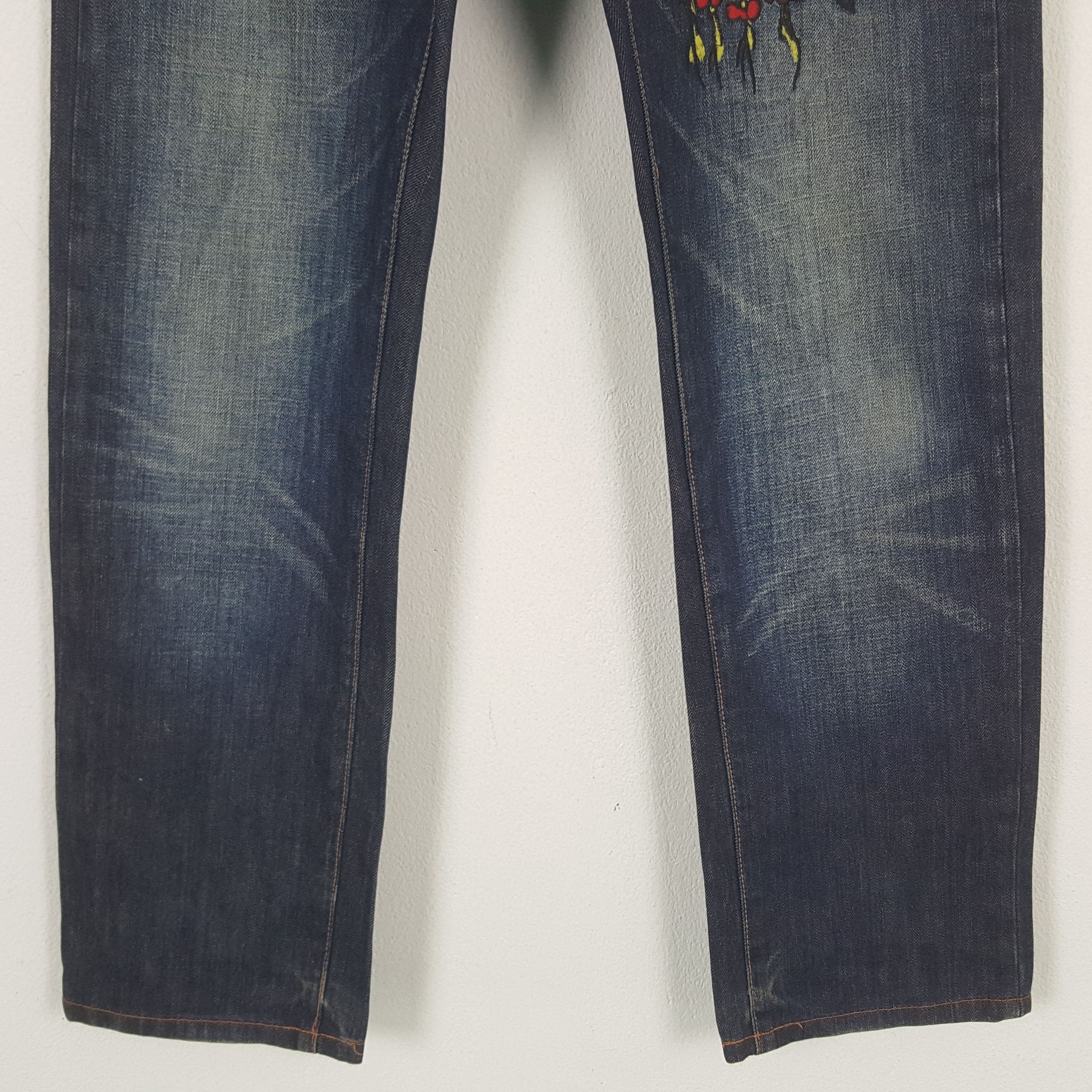 Christian Audigier × Ed Hardy × Vintage Vintage Ed Hardy by Christian Audiger Denim Jeans C280N23 Size US 30 / EU 46 - 3 Thumbnail
