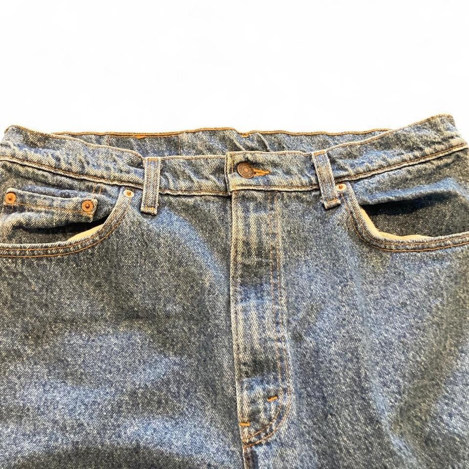 Levi's Vintage Clothing 1985-2000 Levi’s 550 Blue Denim Jeans Baggy Fit Jeans Size US 38 / EU 54 - 3 Thumbnail