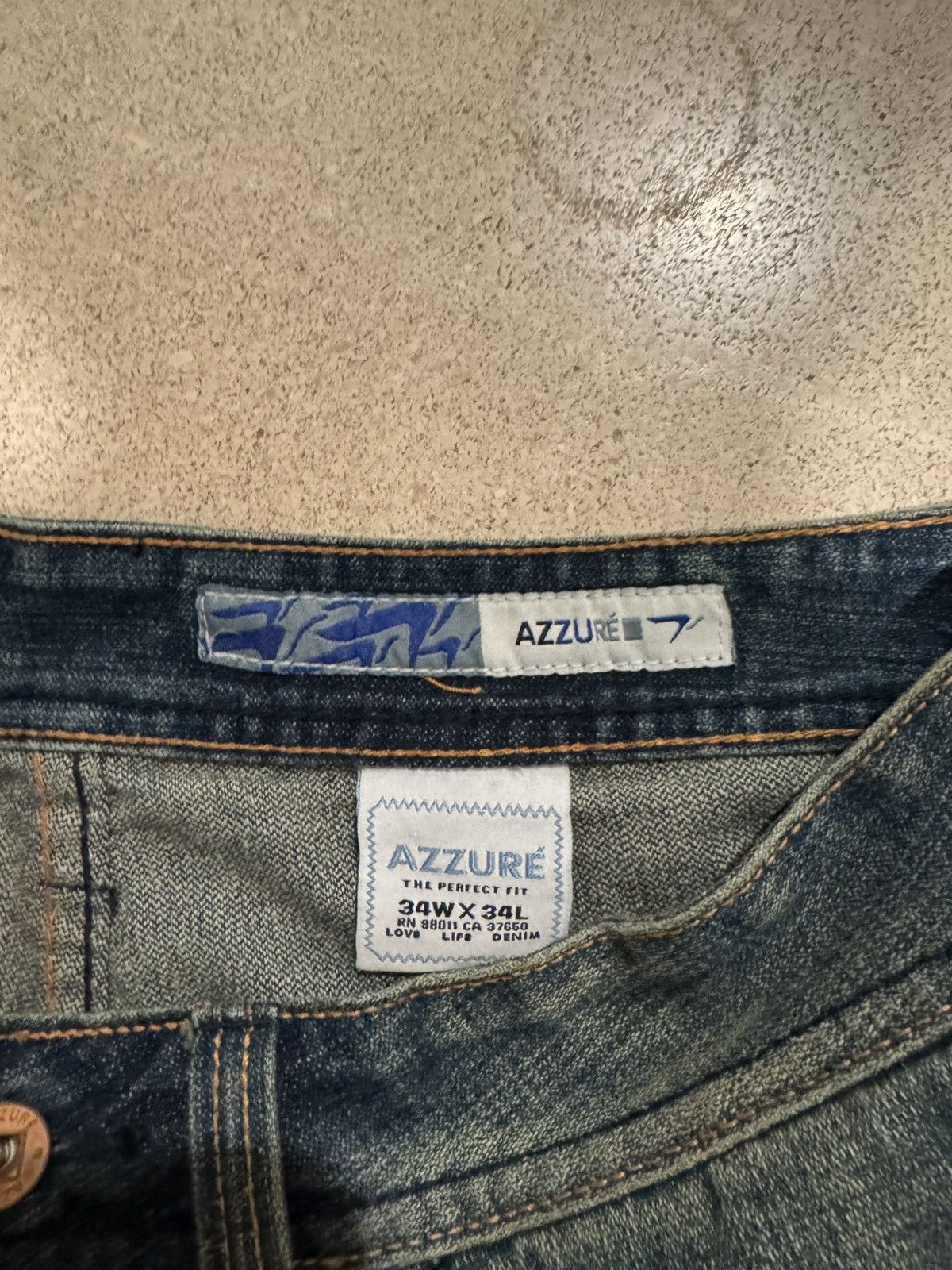 Vintage azzure “the perfect fit” baggy denim Size US 34 / EU 50 - 3 Thumbnail
