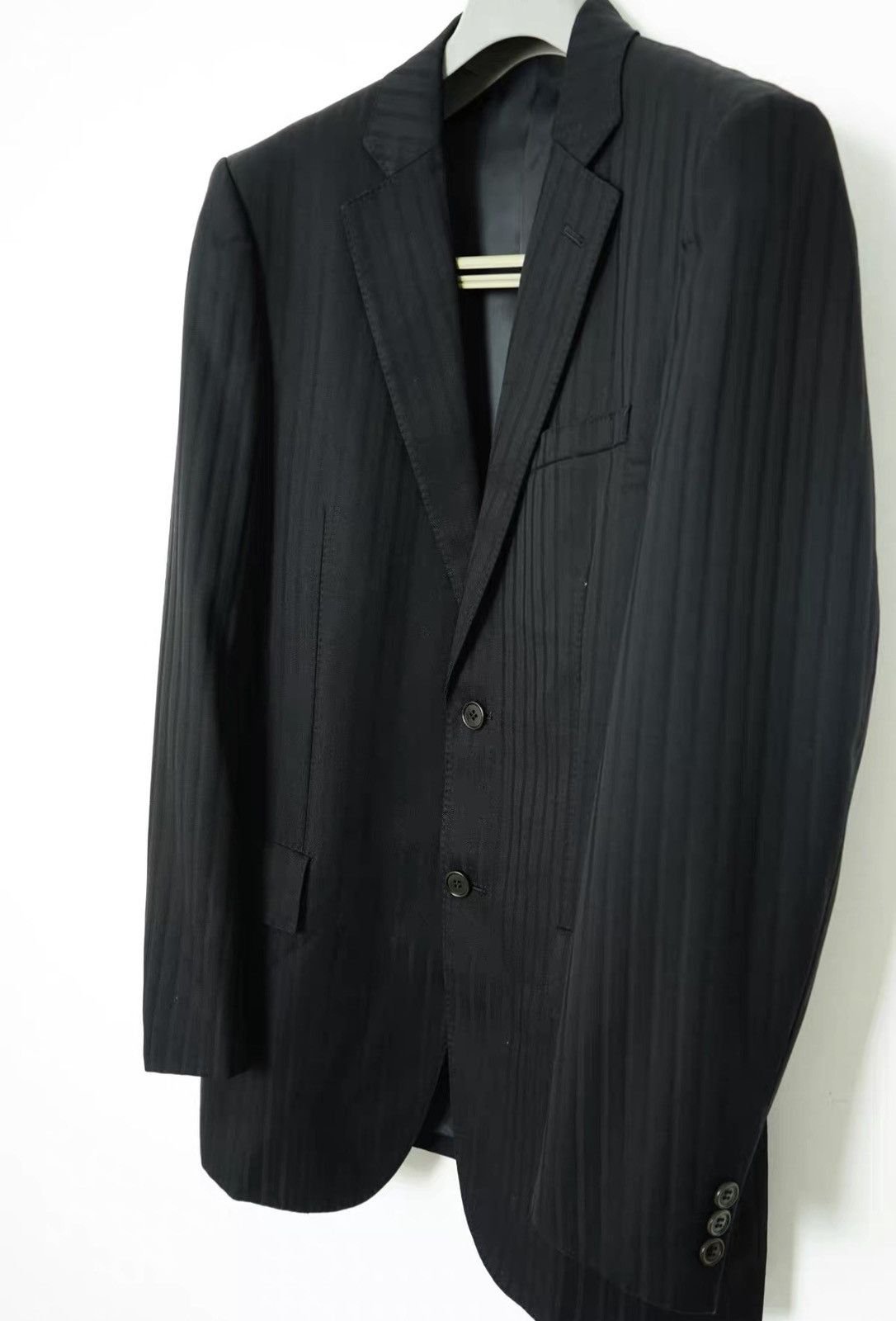 Yohji Yamamoto Yohji Yamamoto AAR Jacquard Mid-Length Blazer Size US L / EU 52-54 / 3 - 3 Thumbnail
