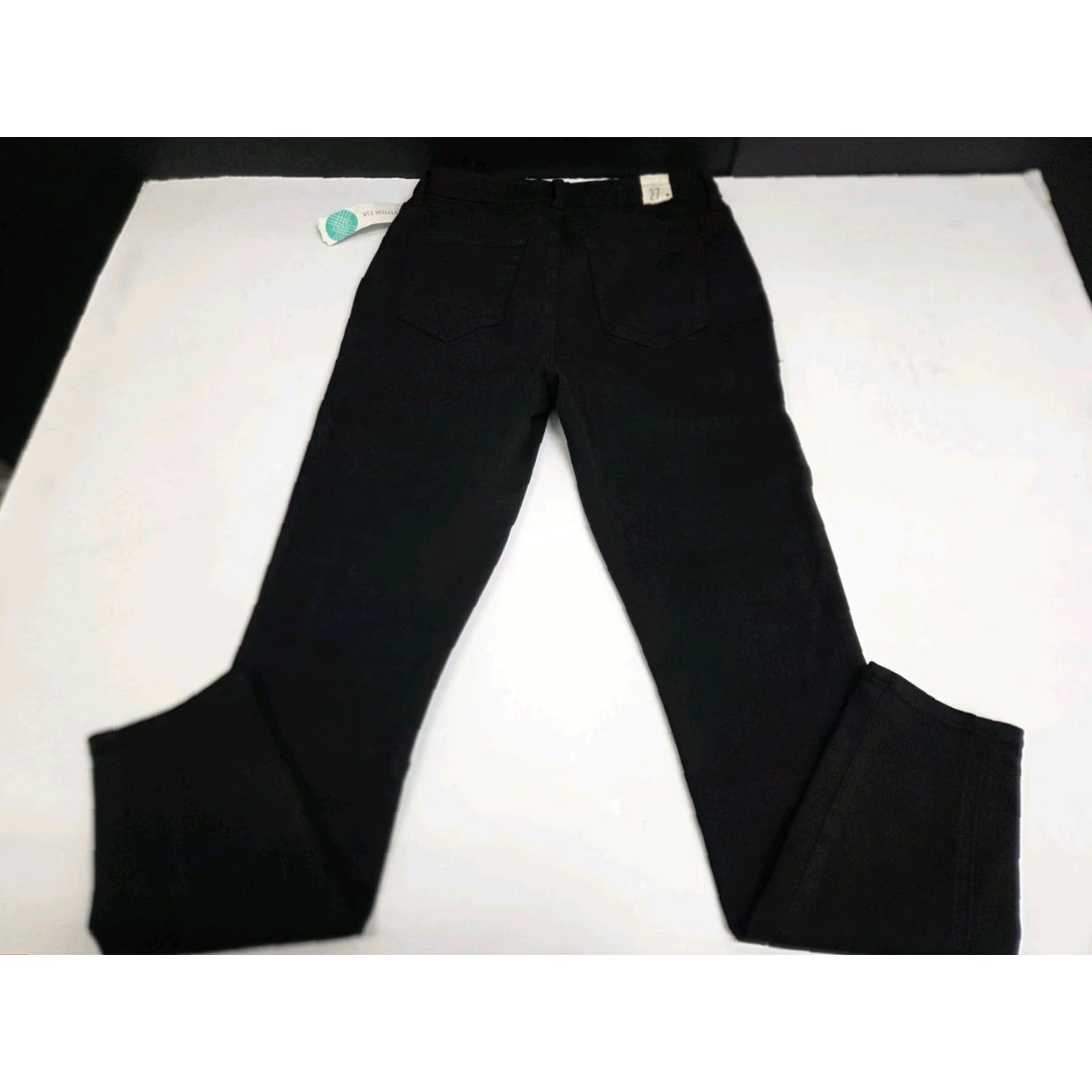 Vintage Cosmic Blue Love Jeans Logan Moto Skinny Womens Black 27 NWT Slim Jeans Mens Womens Size 27" / US 4 / IT 40 - 2 Thumbnail