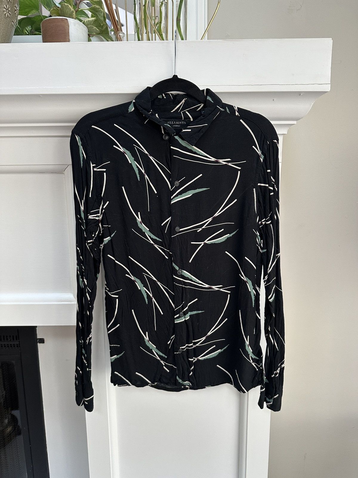 Allsaints Moreland LS Shirt Size US M / EU 48-50 / 2 - 1 Thumbnail
