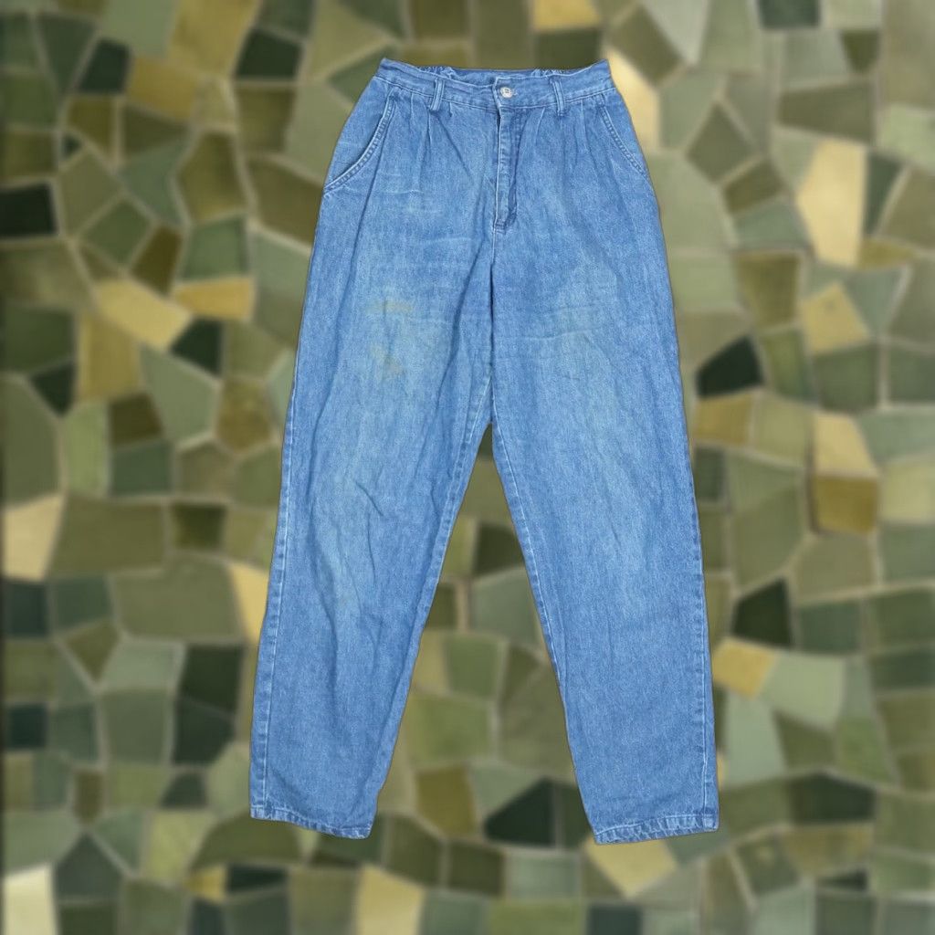 Cherokee VINTAGE Cherokee Jeans 90s Medium Wash Blue Denim High Rise Straight Leg Women's 10 Size 32" / US 10 / IT 46 - 1 Thumbnail