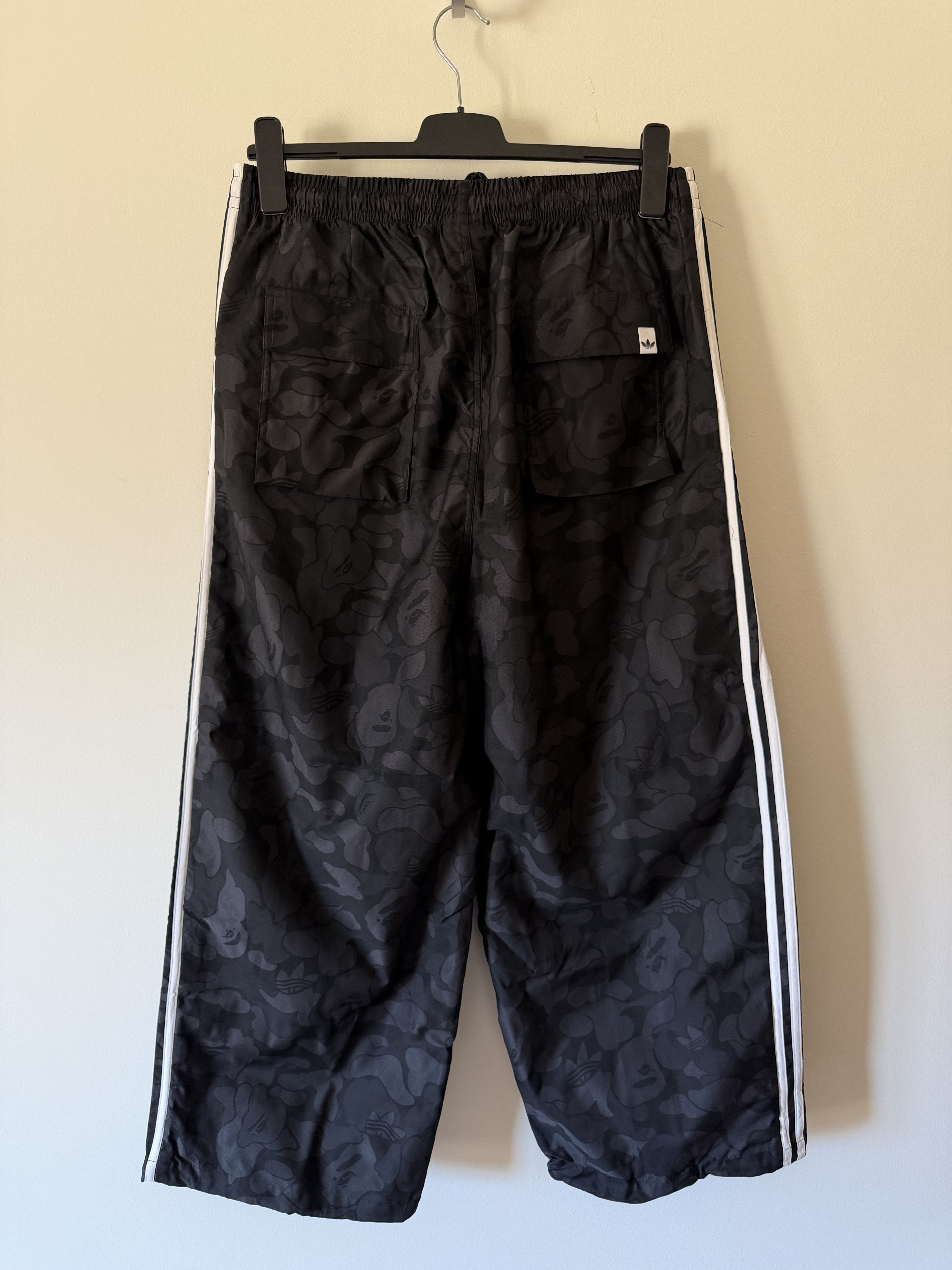 Adidas × Bape Bape Adidas Jacquard Track Pants in Black Camo Size US 36 / EU 52 - 4 Thumbnail