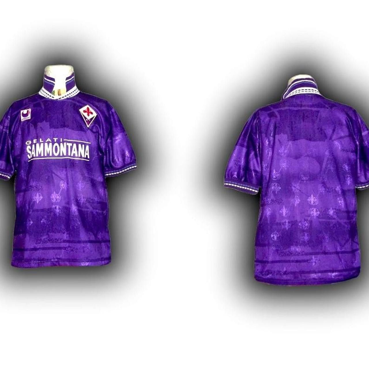 Other Fiorentina 1994 1995 Home Shirt Jersey Uhlsport Size US XL / EU 56 / 4 - 4 Thumbnail