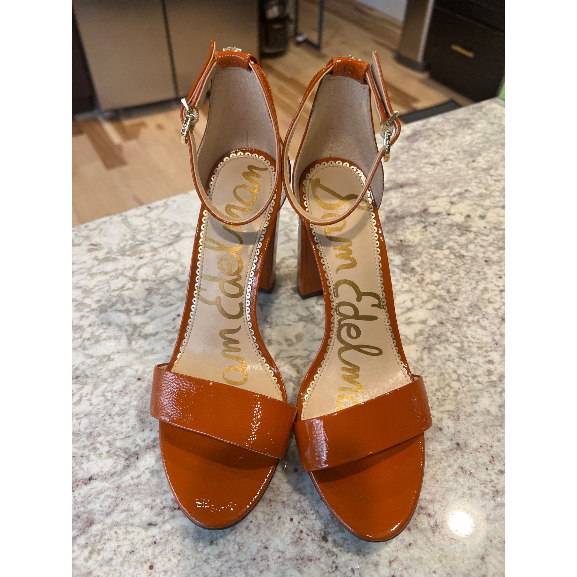 Sam Edelman SAM EDELMAN Womens Yaro Heel Sandal - Size 8 Size US 8 / IT 38 - 3 Thumbnail