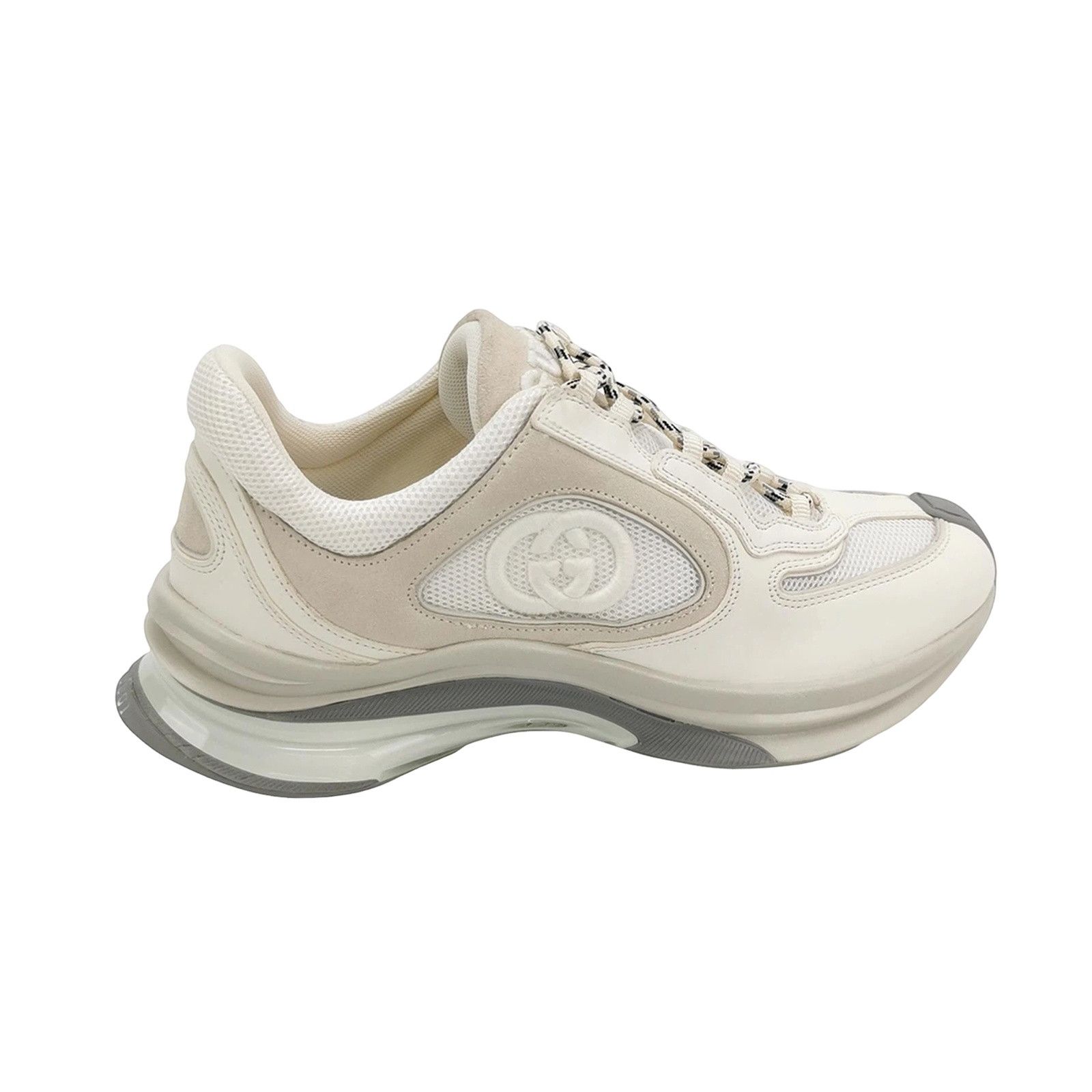 Gucci Gucci Run Mesh Low-Top Sneakers 39.5 Size US 6 / EU 39 - 1 Thumbnail