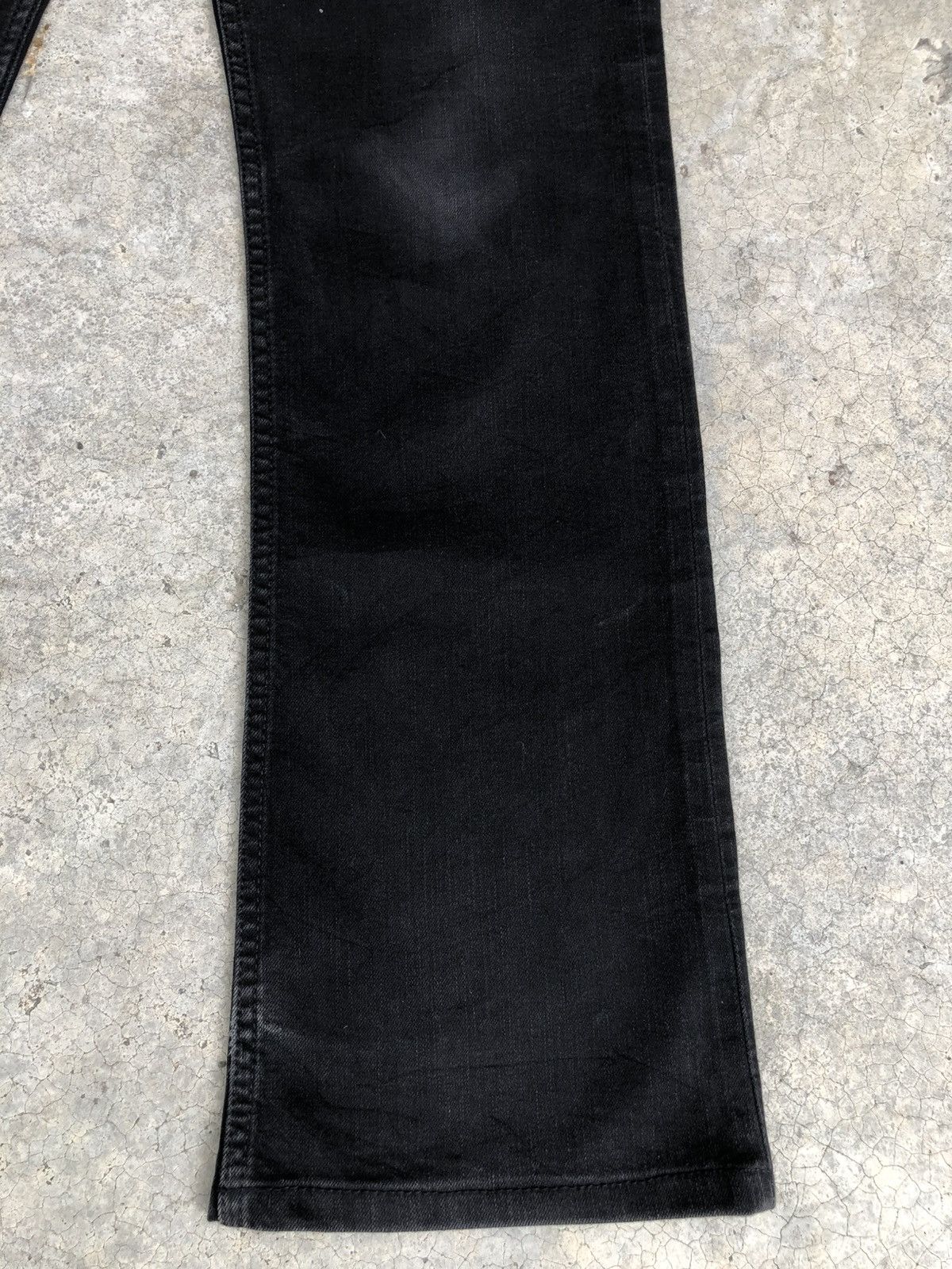 If Six Was Nine Y2k Levi’s Flared Jeans Distressed Denim 507 Size US 32 / EU 48 - 7 Thumbnail