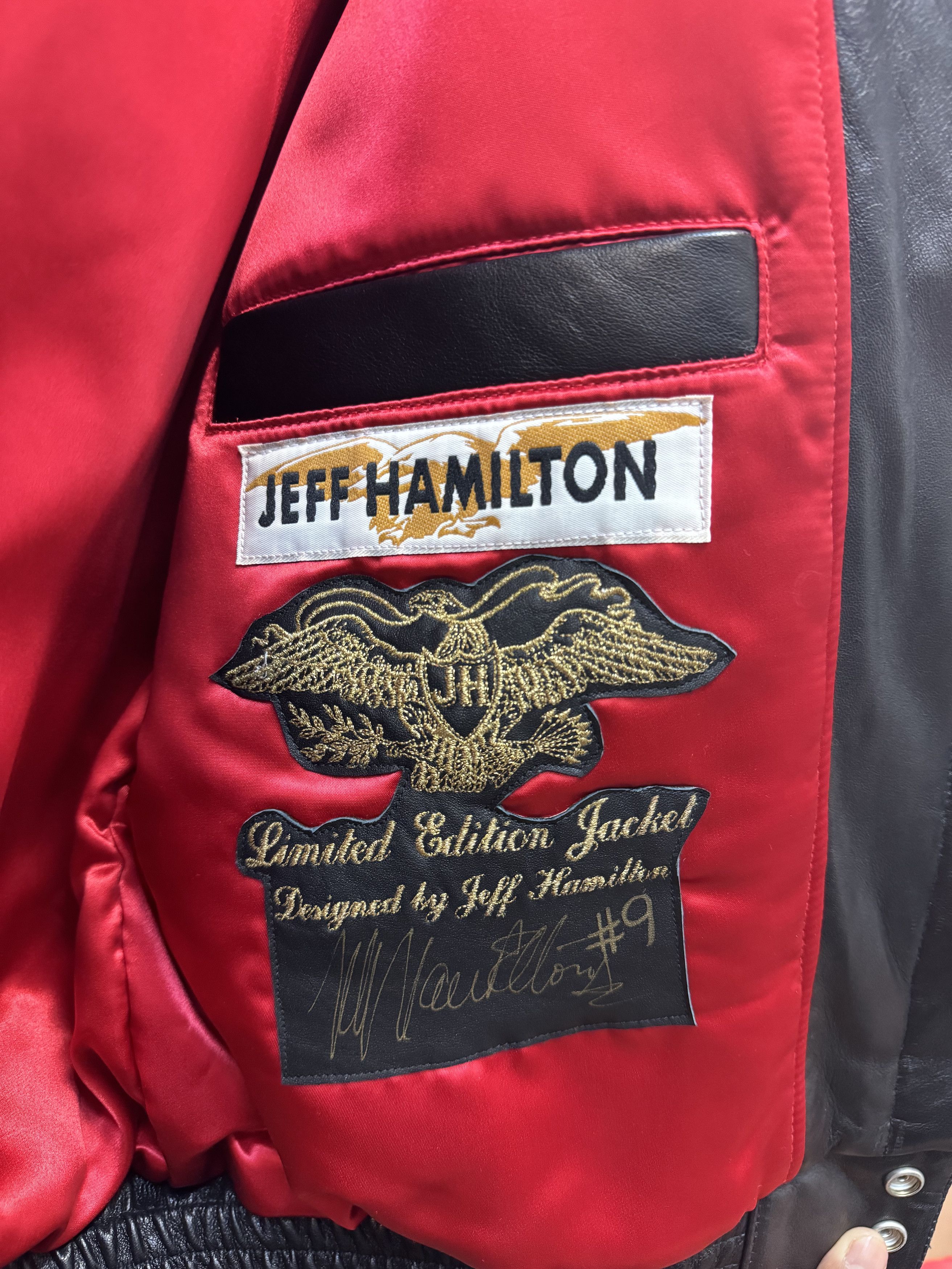 Jeff Hamilton × NBA × Vintage Jeff Hamilton *1996 GTOAT CHICAGO BULLS* Leather Jacket Size US M / EU 48-50 / 2 - 6 Thumbnail