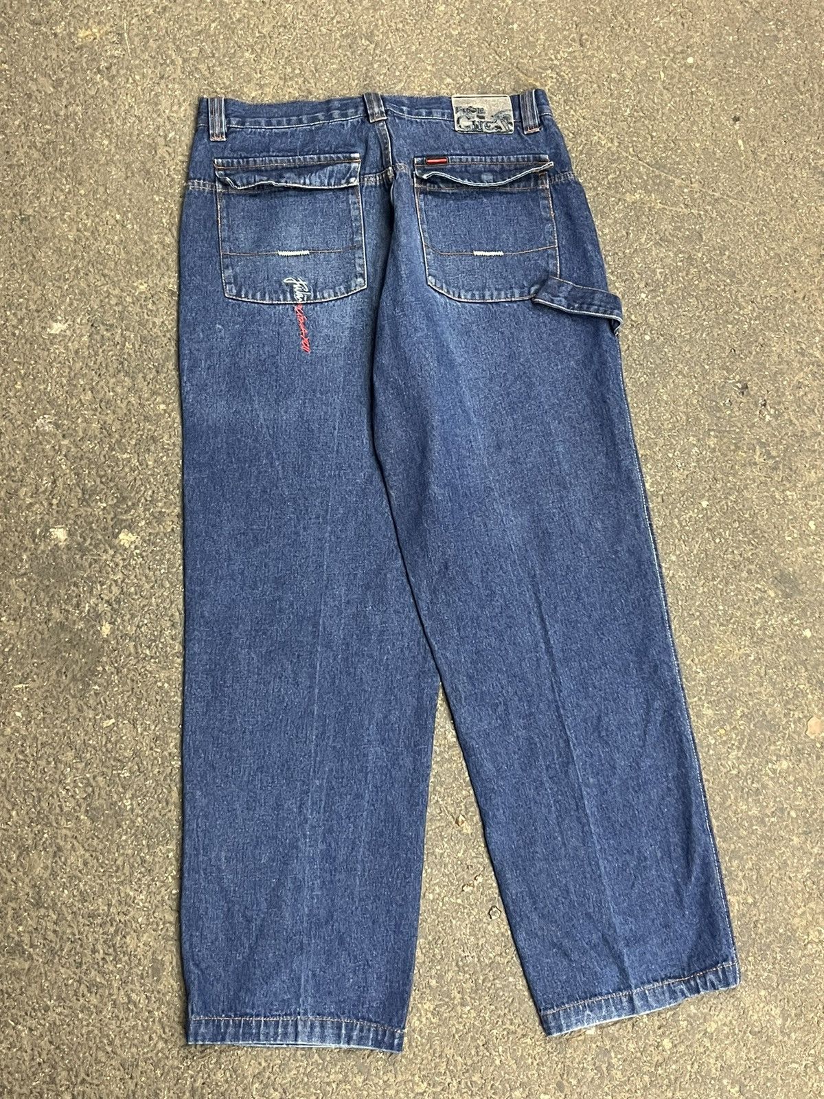 Fubu × Vintage Y2k baggy fit wide leg Fubu skater pants hype rare Size US 34 / EU 50 - 2 Thumbnail