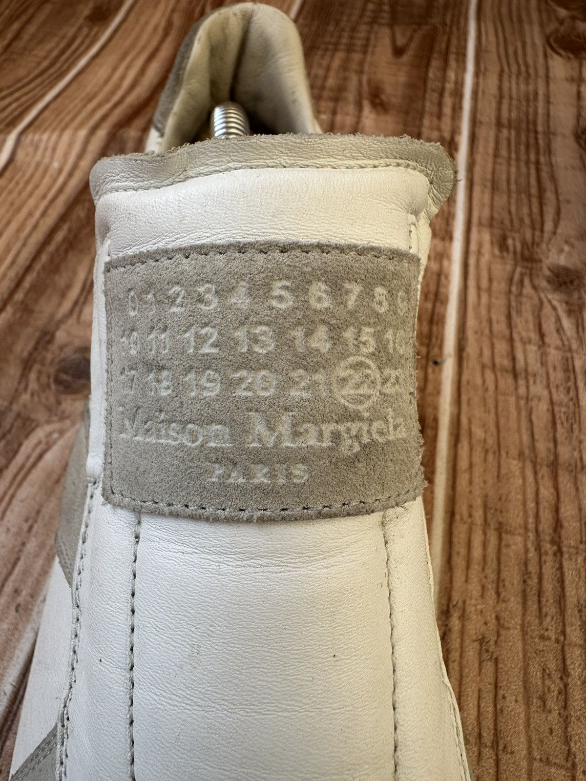 Maison Margiela Maison Margiela's Laceless GAT White/Gray Sneakers Size US 8 / EU 41 - 17 Thumbnail