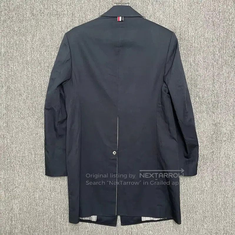 Thom Browne Thom Browne Men's Navy Cotton Overcoat . Size US S / EU 44-46 / 1 - 2 Thumbnail