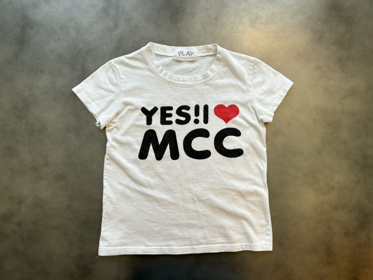Other Y2K Baby Tee Vintage CDG Play Style Yes MCC Heart Shirt 2000 Size S / US 4 / IT 40 - 10 Thumbnail