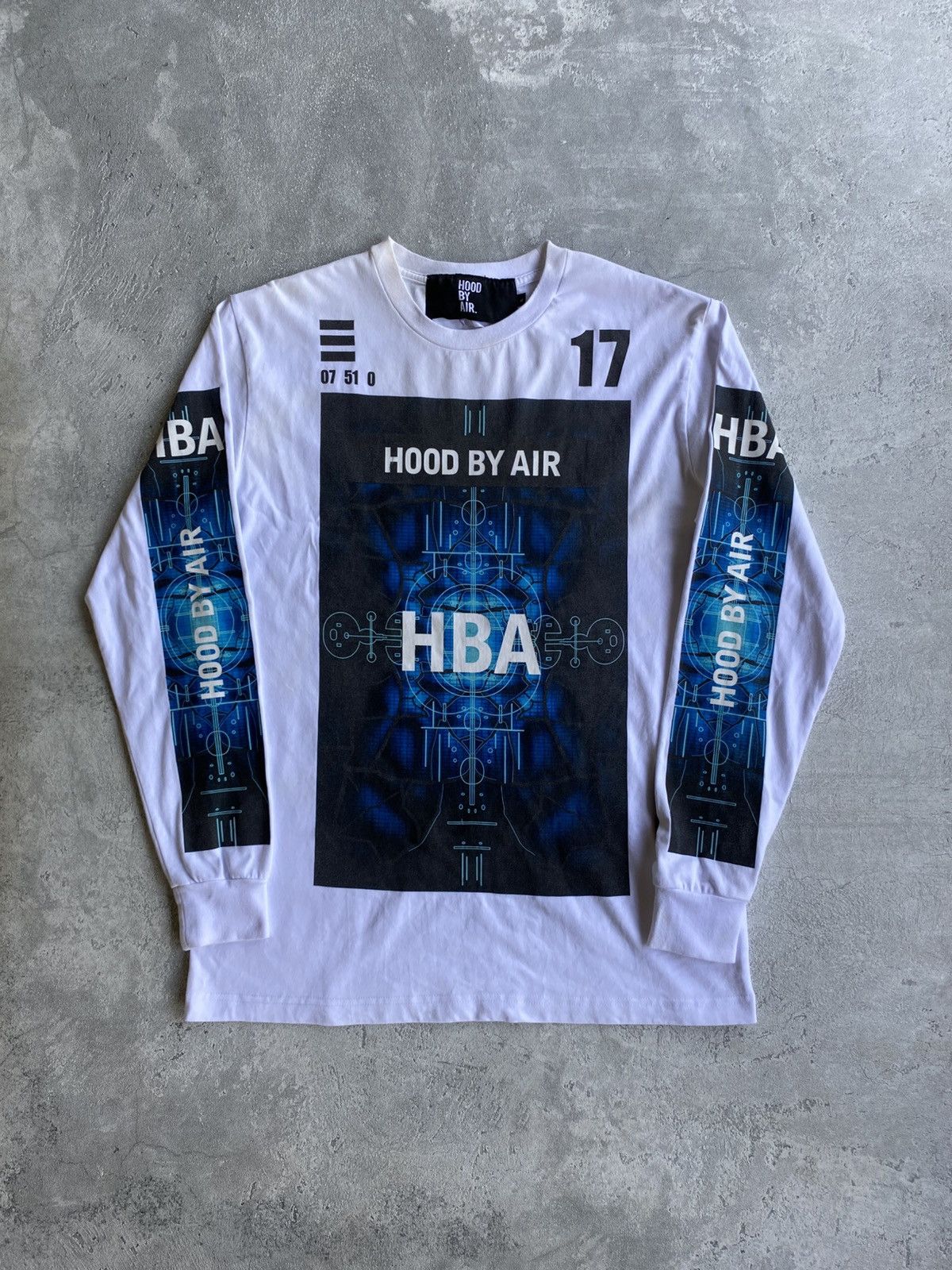 HOOD BY AIR. - HoodByAirフッドバイエアーロゴプリントクルー