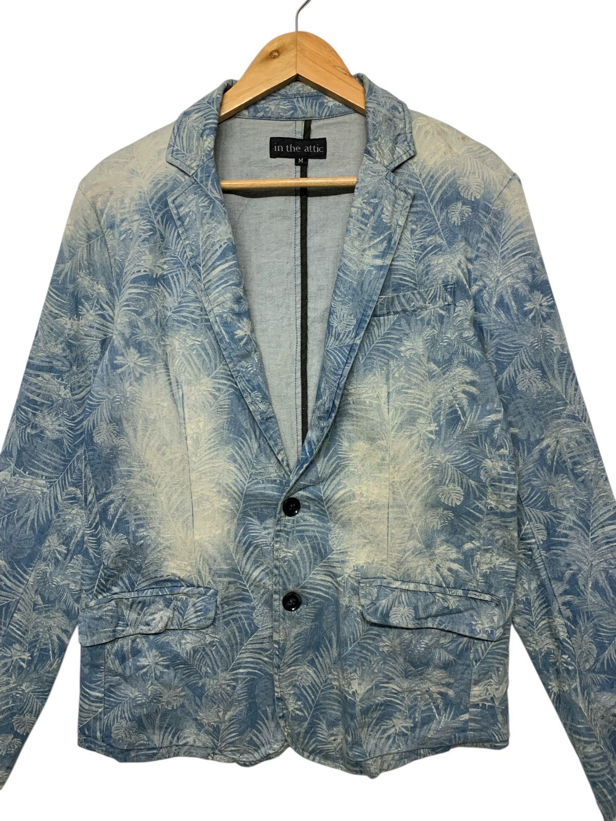 Designer × In The Attic × Japanese Brand Rare In The Attic Jungle Motif Blazer Button Down Size M / US 6-8 / IT 42-44 - 4 Thumbnail