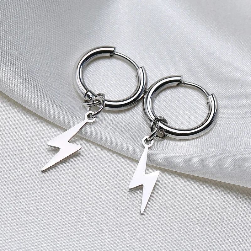 Japanese Brand × Vintage 1Pair Lightning Charm Earrings Size ONE SIZE - 2 Thumbnail
