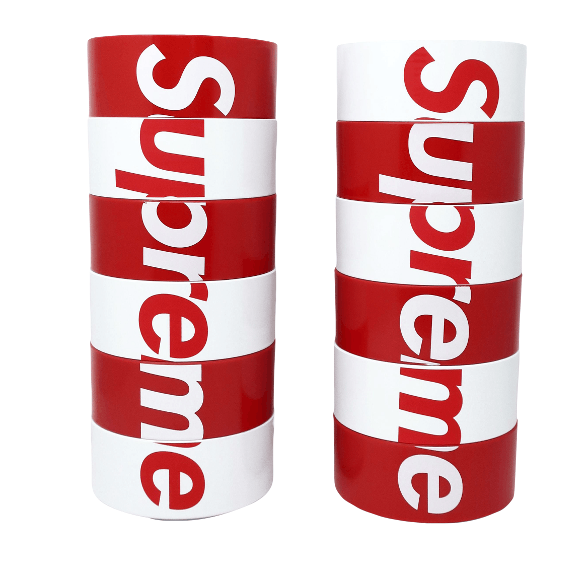 image of Supreme/heller Bowls (Set Of 12) in Red, Men's