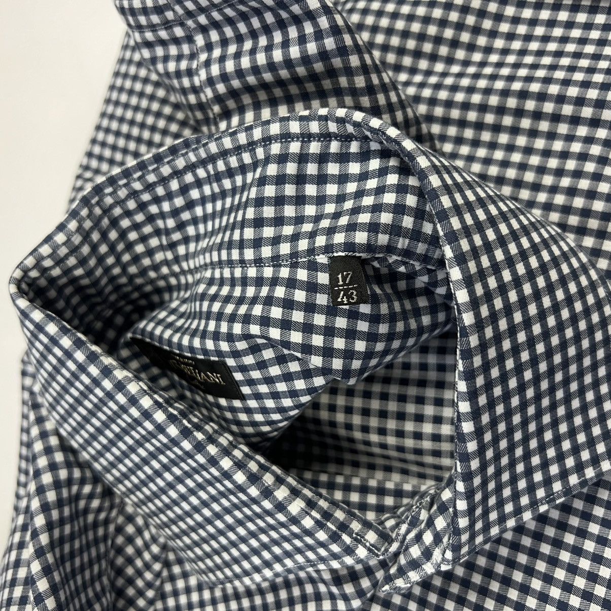 Corneliani Corneliani classic checked shirt Size US XL / EU 56 / 4 - 6 Thumbnail