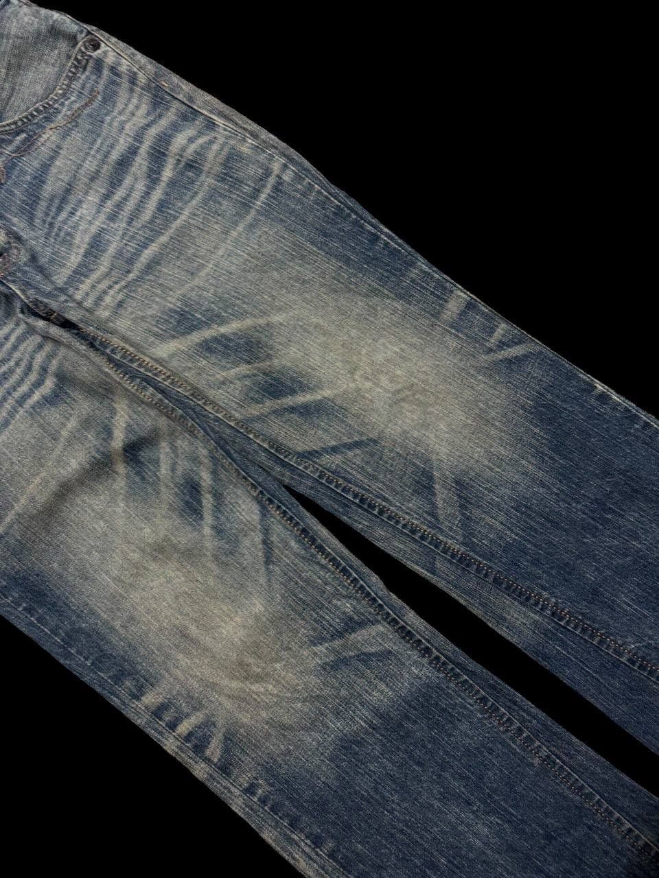 Edwin FLARE 90s Edwin Sick Rusty Whisker Mudwash Distressed Jeans Size US 30 / EU 46 - 7 Thumbnail