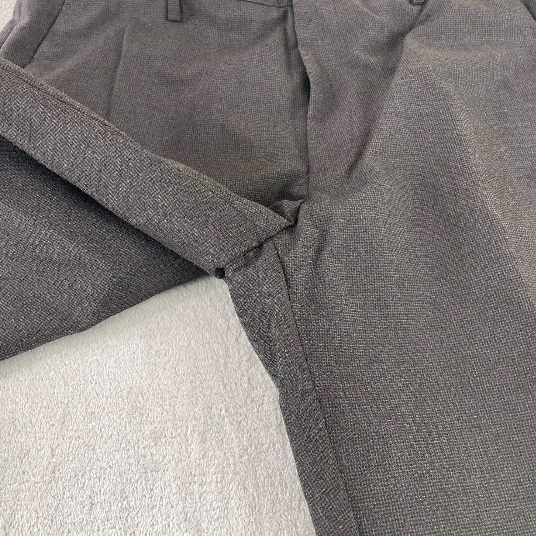 Banana Republic Banana Republic Dress Pants Men 34x32 Heather Brown Straight Leg Classic Fit Pants Dress Men's Brown Heather 34x32 Size US 34 / EU 50 - 4 Thumbnail