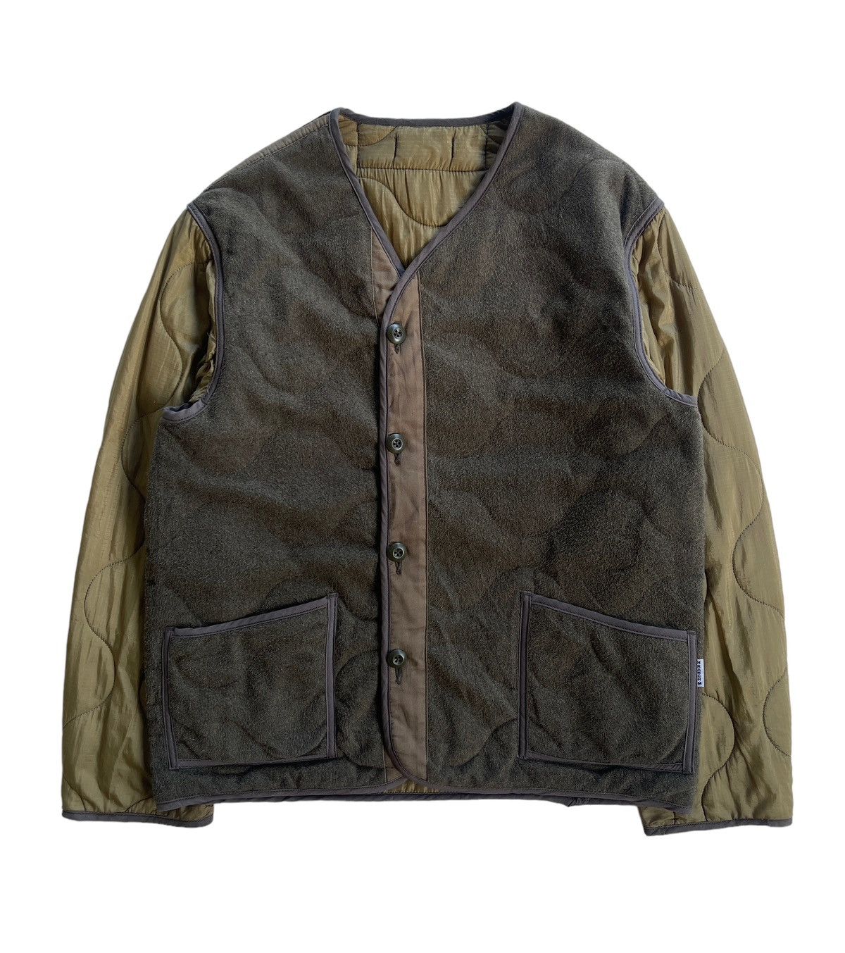 HOLLYWOOD RANCH MARKET HRM Blue Blue Japan Reversible Quilted Jacket Size US M / EU 48-50 / 2 - 2 Thumbnail