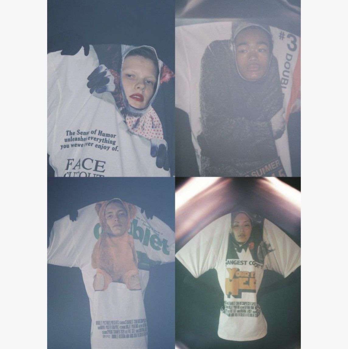 Doublet COMPRESSED "INSERT FACE" / TRAINSPOTTING MOVIE T-SHIRT Size US XL / EU 56 / 4 - 8 Thumbnail