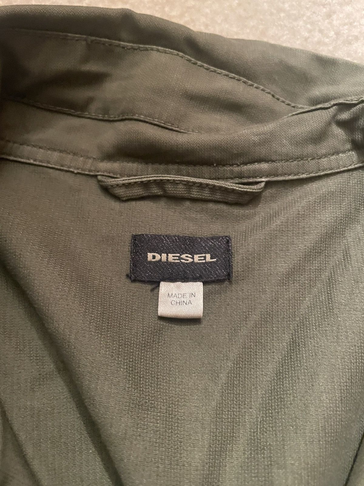 Diesel × Vintage 2000s Y2K Diesel Military Jacket Size US M / EU 48-50 / 2 - 3 Thumbnail
