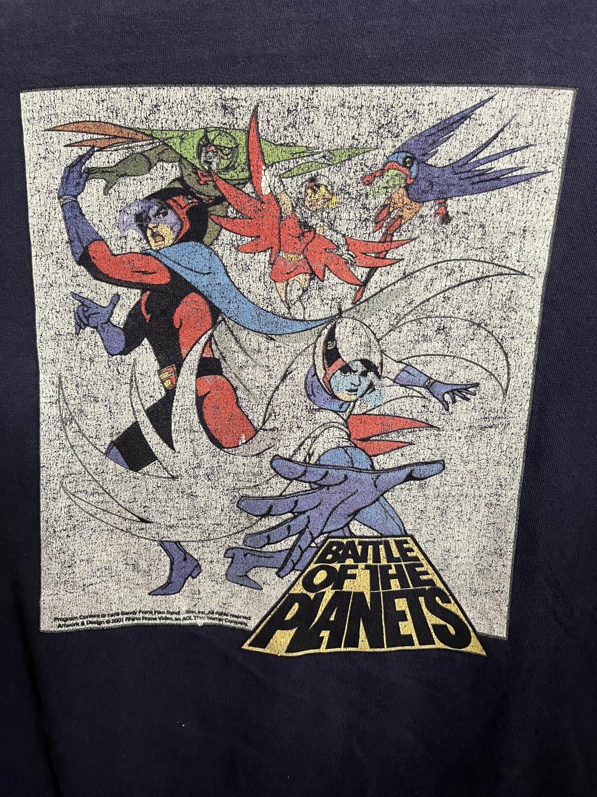 Delta VTG Faded Battle of the Planets T-shirt Rhino Anime Tee-L Size US L / EU 52-54 / 3 - 3 Thumbnail