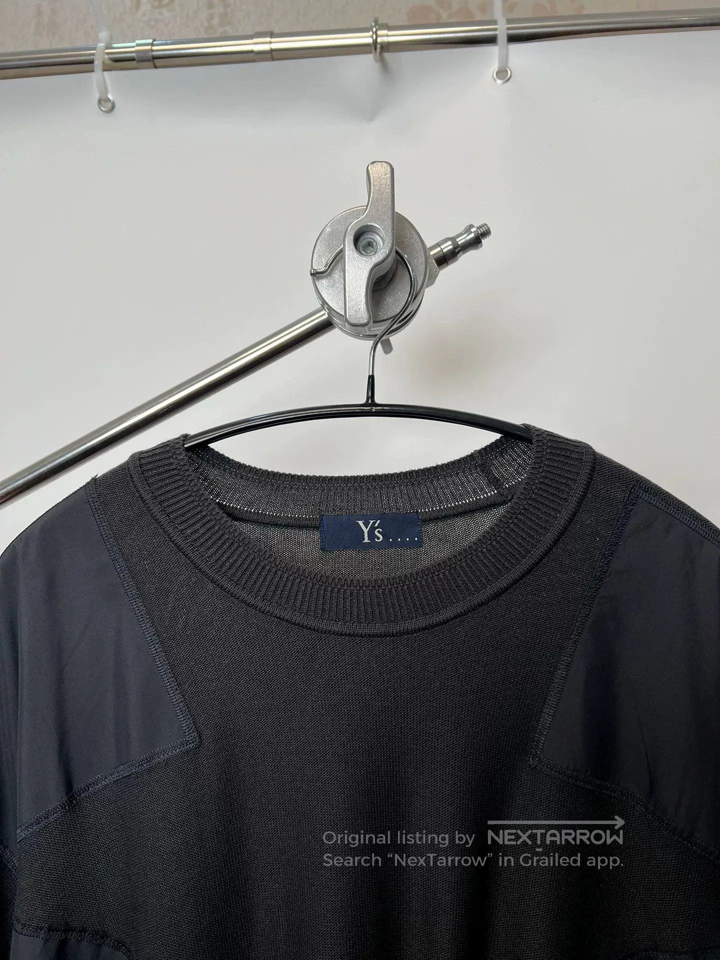 Yohji Yamamoto Yohji Yamamoto Nylon Blend Knit Sweater. Size US L / EU 52-54 / 3 - 3 Thumbnail