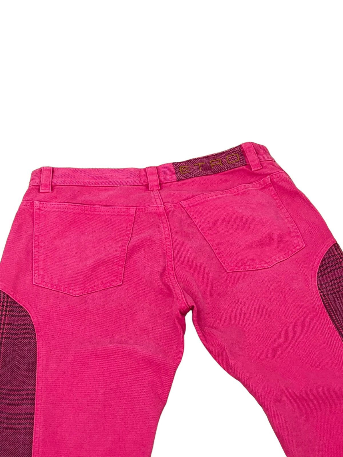 Japanese Brand Hybrid Jeans Etro Italy Pinky Denim Regular Straight 8🟦7 Size US 32 / EU 48 - 18 Thumbnail