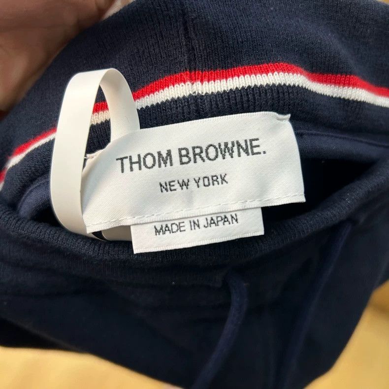 Thom Browne Thom Browne size1 Dark blue classic striped cotton shorts Size US 26 / EU 42 - 4 Thumbnail