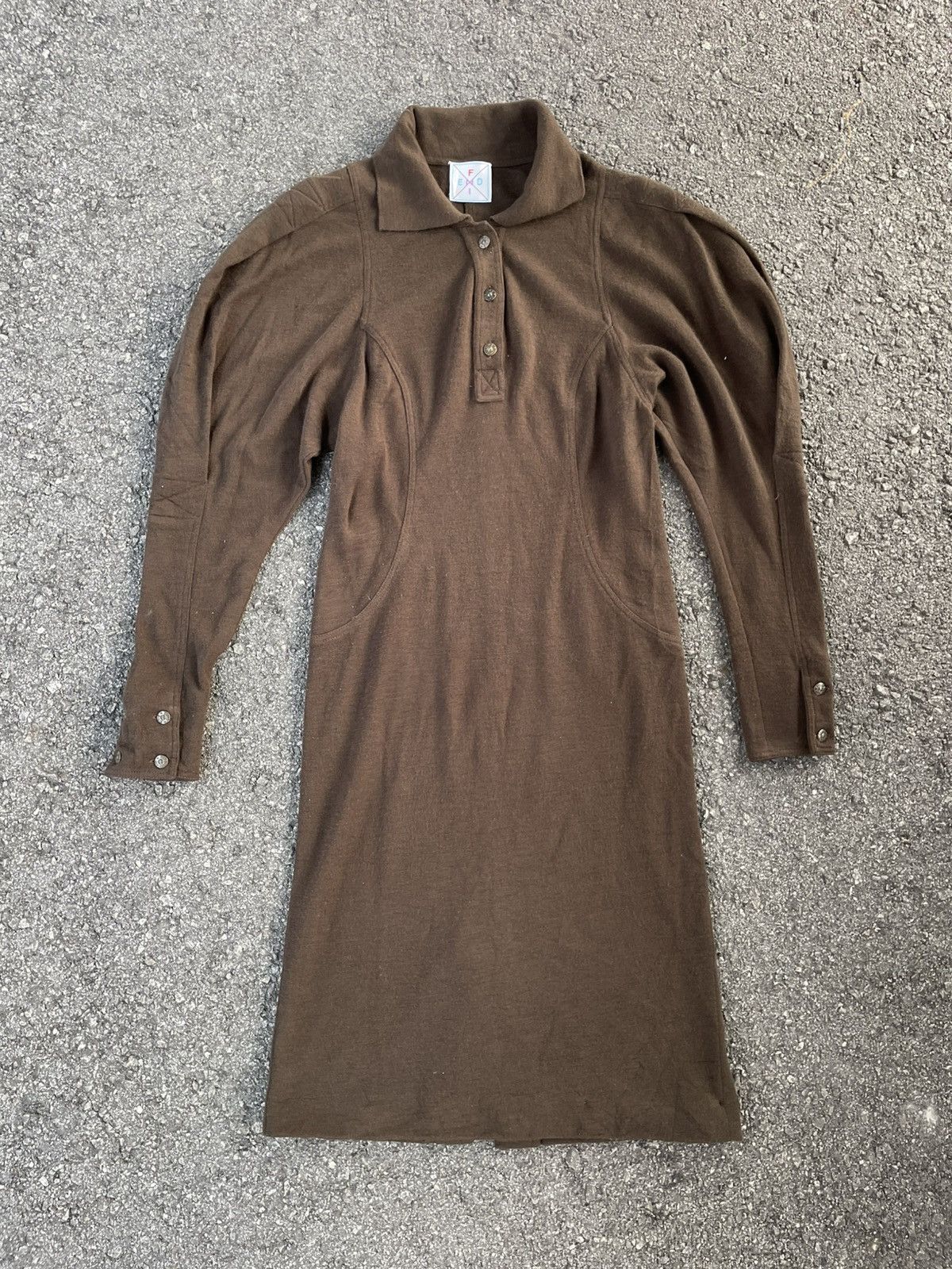 Fendi Fendi | Polo Midi Dress Size S / US 4 / IT 40 - 1 Thumbnail