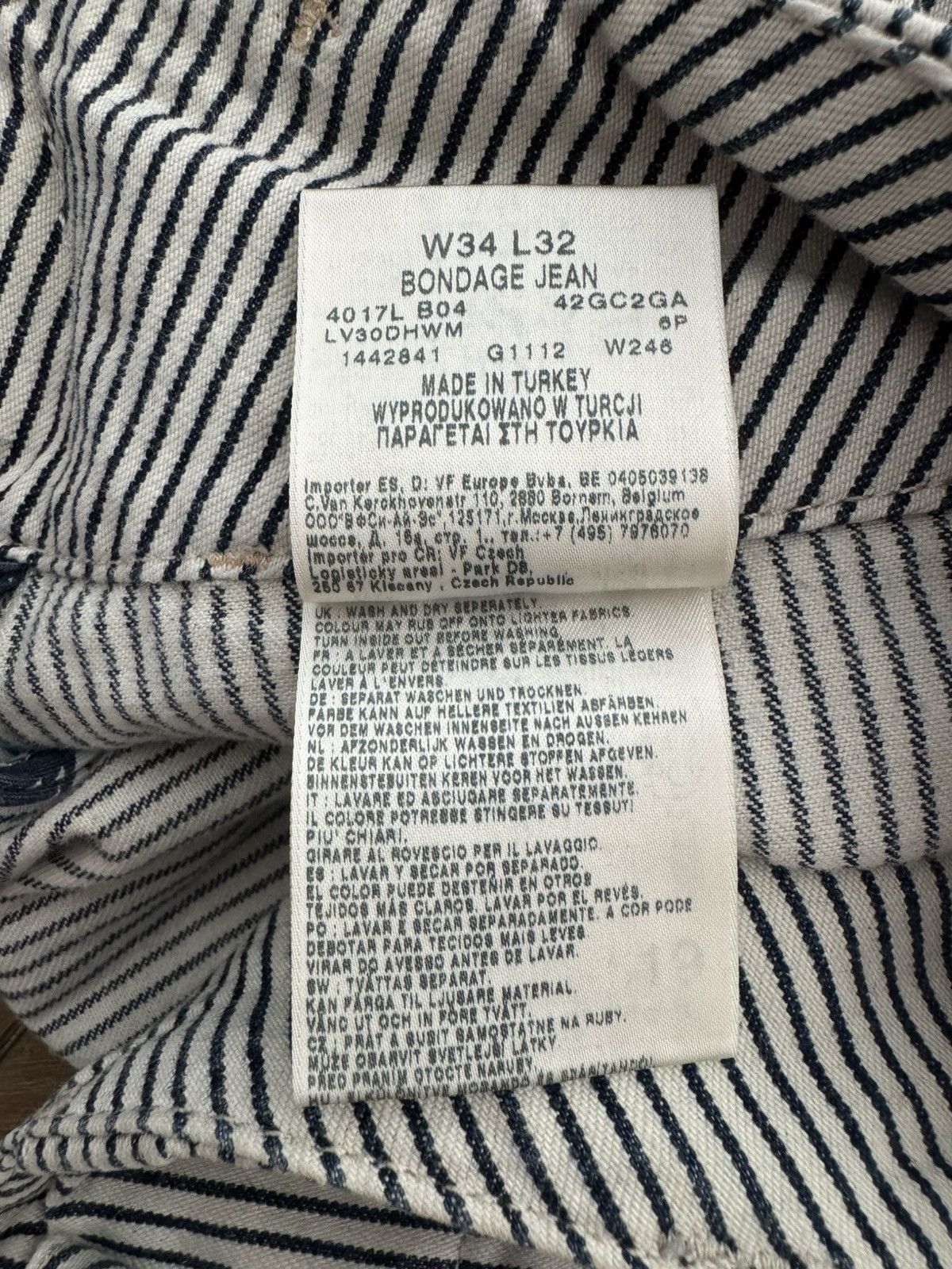 Lee × Vivienne Westwood Vivienne Westwood Lee Bondage Pants Size US 34 / EU 50 - 4 Thumbnail