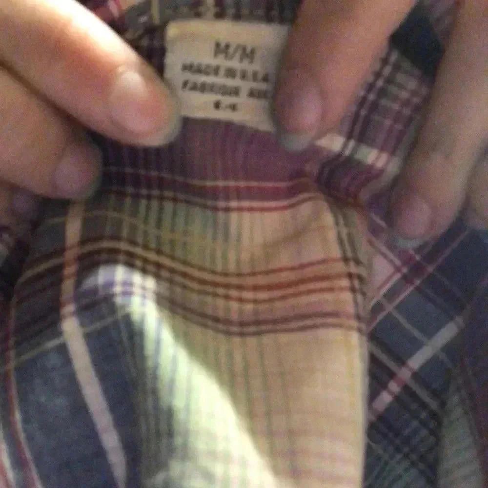Designer Chic Women's Plaid Button-Up Shirt Size M / US 6-8 / IT 42-44 - 3 Thumbnail