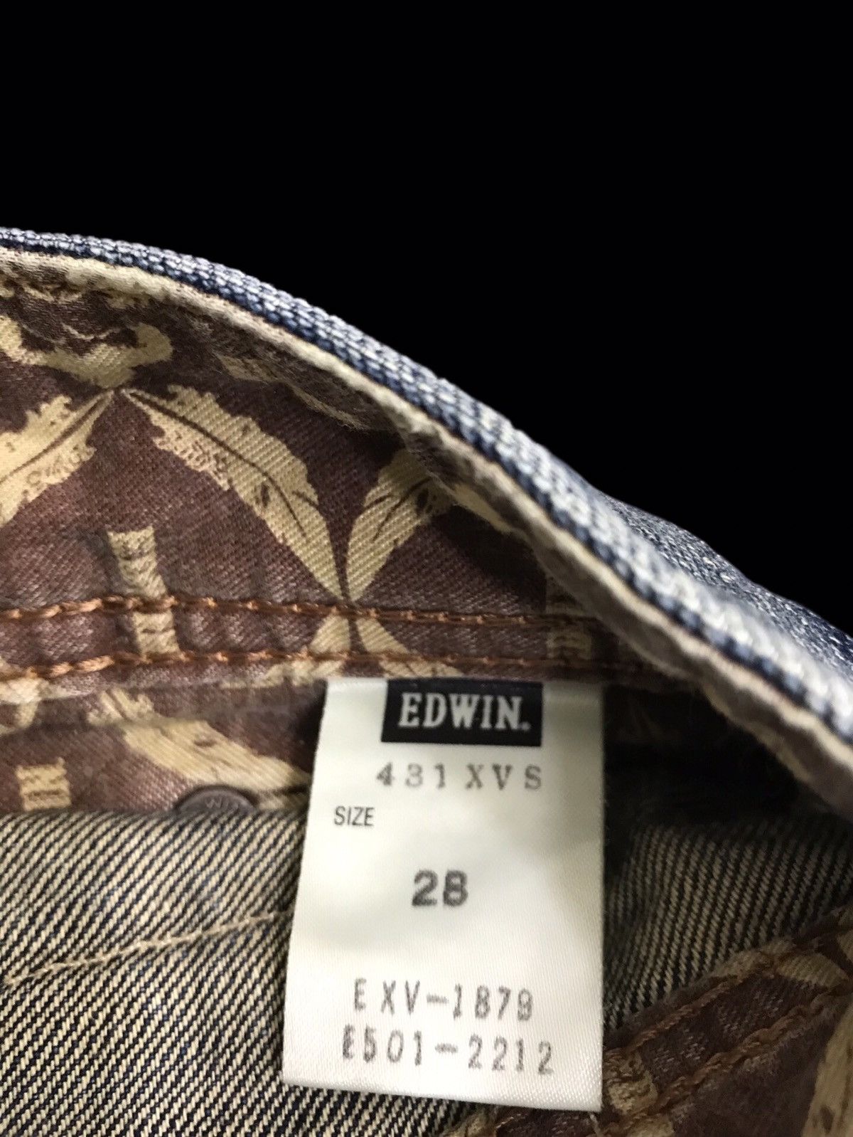 Edwin × Japanese Brand 💥FLARE💥EDWIN BUFFALO HEAD CRSH FLARE DISTRESSED DENIM F329 Size US 30 / EU 46 - 19 Thumbnail