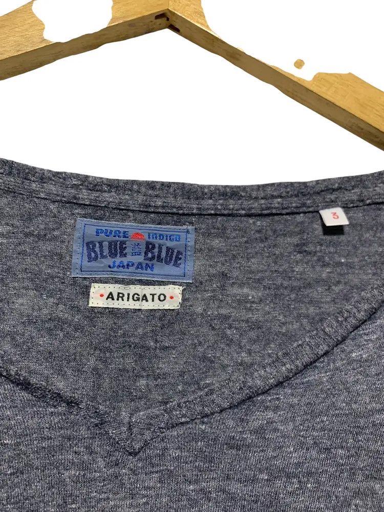 Blue Blue Japan Vintage Blue Blue Japan pure indigo longsleeve arigato Size US S / EU 44-46 / 1 - 8 Thumbnail