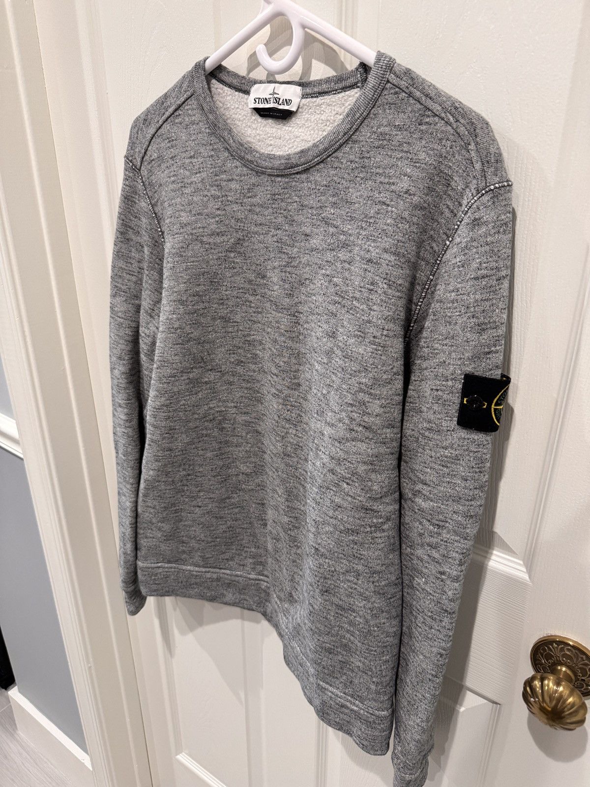 Stone Island Stone Island Grey Lined Sweater size S Size US S / EU 44-46 / 1 - 3 Thumbnail