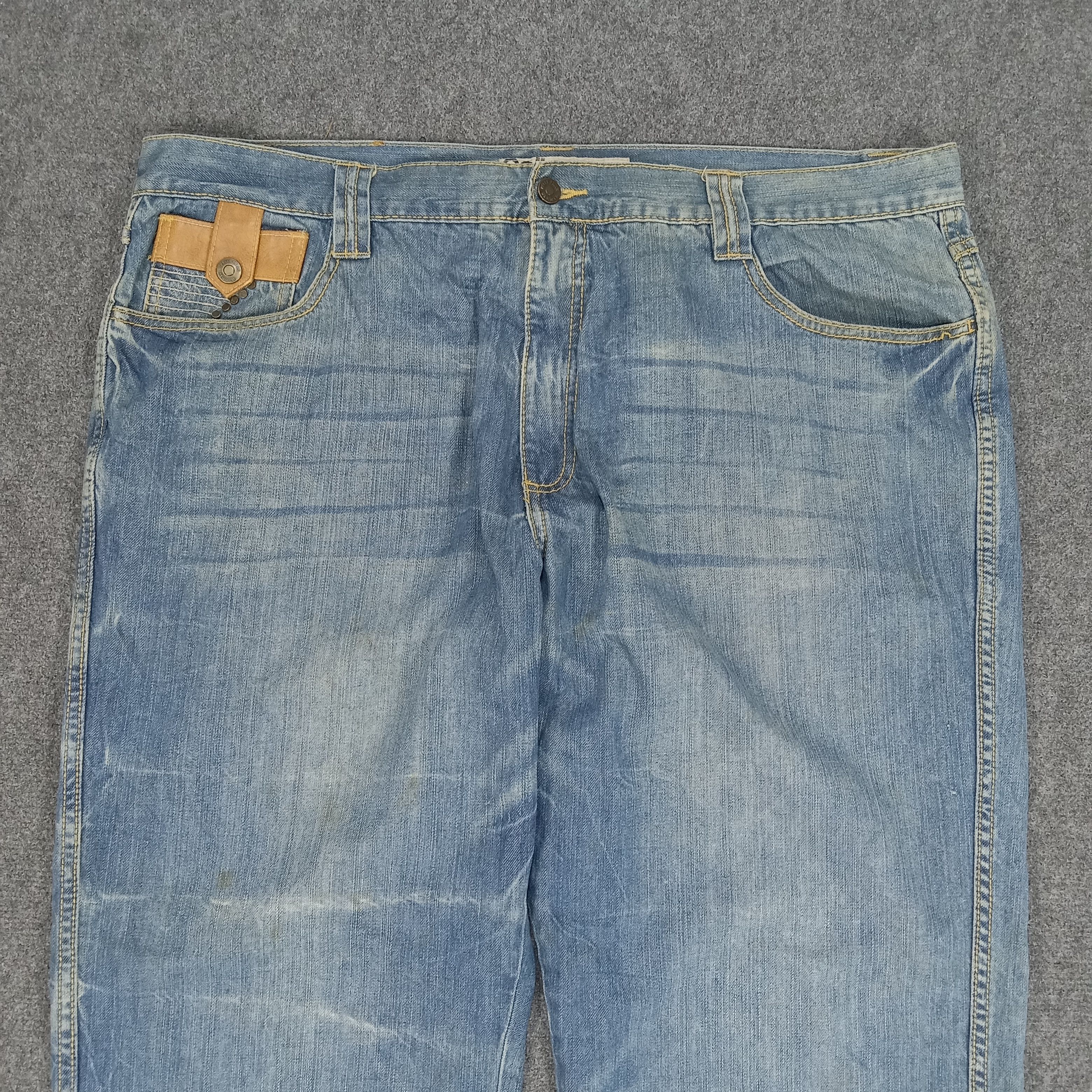 Pelle Pelle × Vintage Pelle Pelle Premium Pocket Designs Denim Jeans Size US 42 / EU 58 - 7 Thumbnail