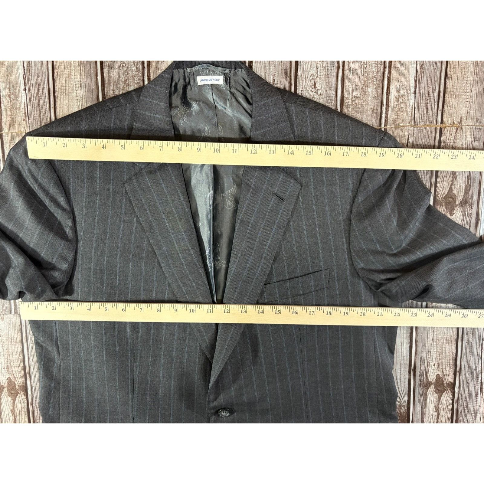Brioni Brioni PARLAMENTO Super 150's Wool Coat Jacket Blazer sz 46 Size 46R - 9 Thumbnail