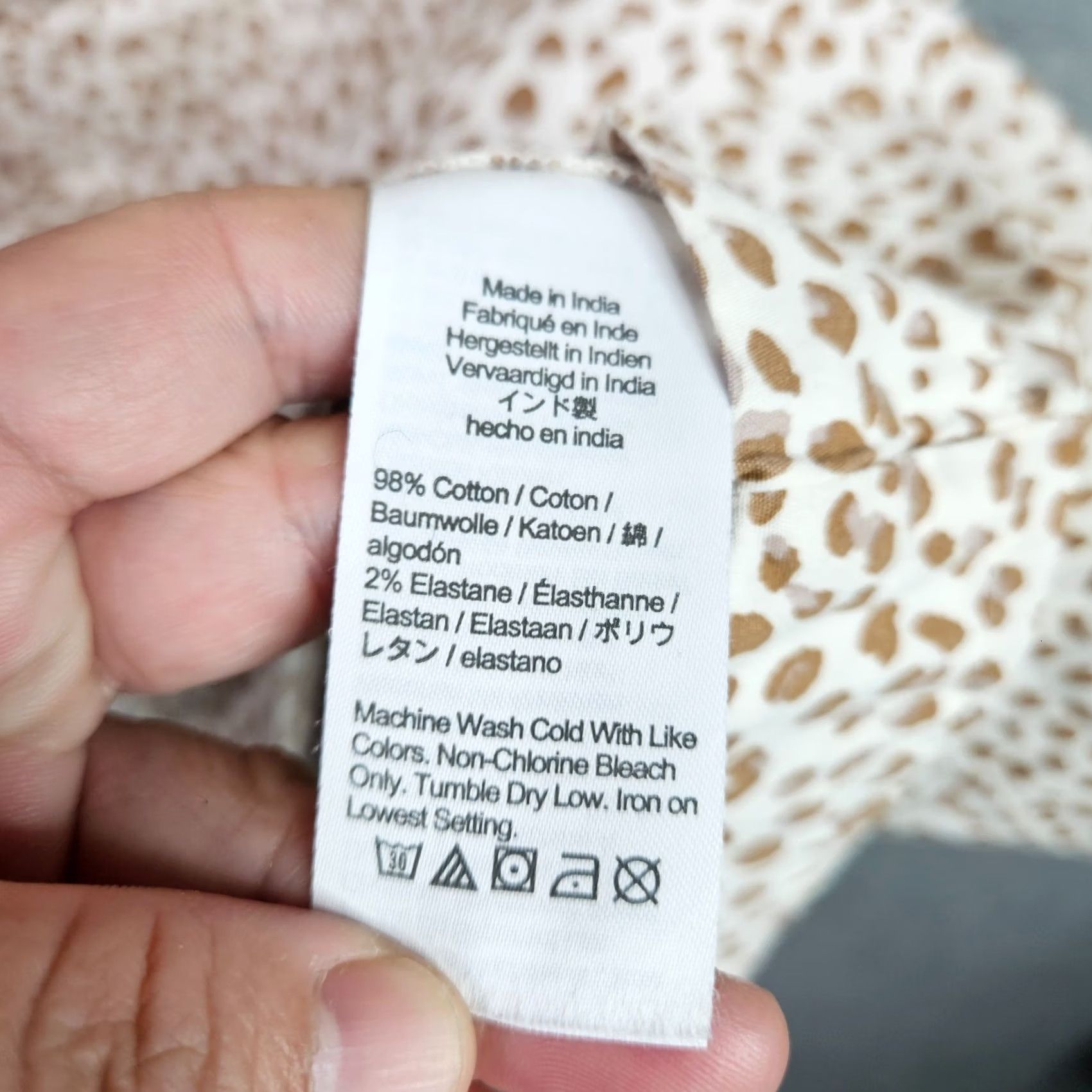 J.Crew J.CREW Women's Button Up Short Sleeve Collared Mini Dress Animal Print Size 8 Size 30" / US 8 / IT 44 - 5 Thumbnail