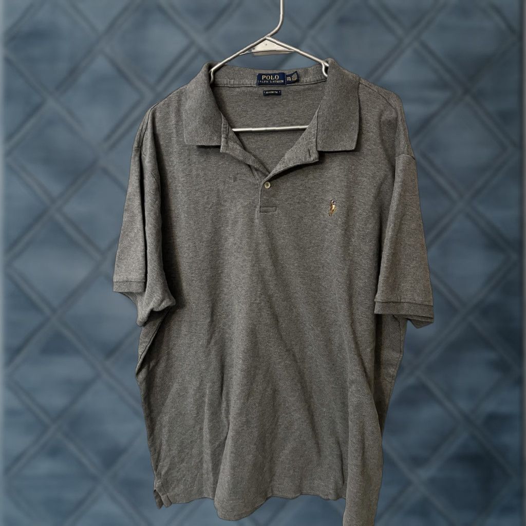 Polo Ralph Lauren Polo Ralph Lauren Polo Shirt Gray W/ Pony XXL Mens Classic Fit Polo Shirt Gray Size US XXL / EU 58 / 5 - 1 Thumbnail