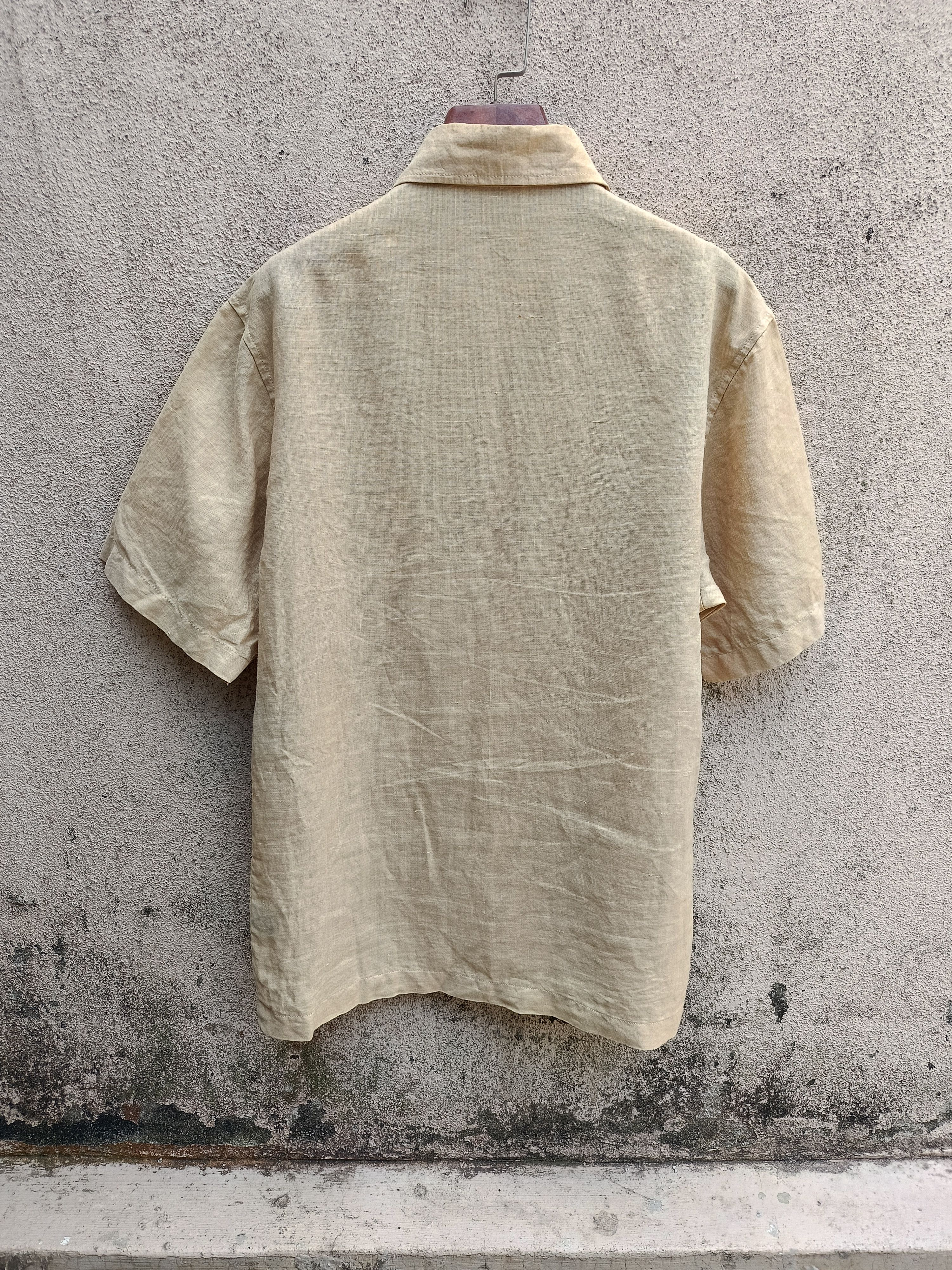 Versace Jeans Couture 90's VERSACE JEANS COUTURE VINTAGE SHIRT BUTTON UP LINEN Size US L / EU 52-54 / 3 - 3 Thumbnail