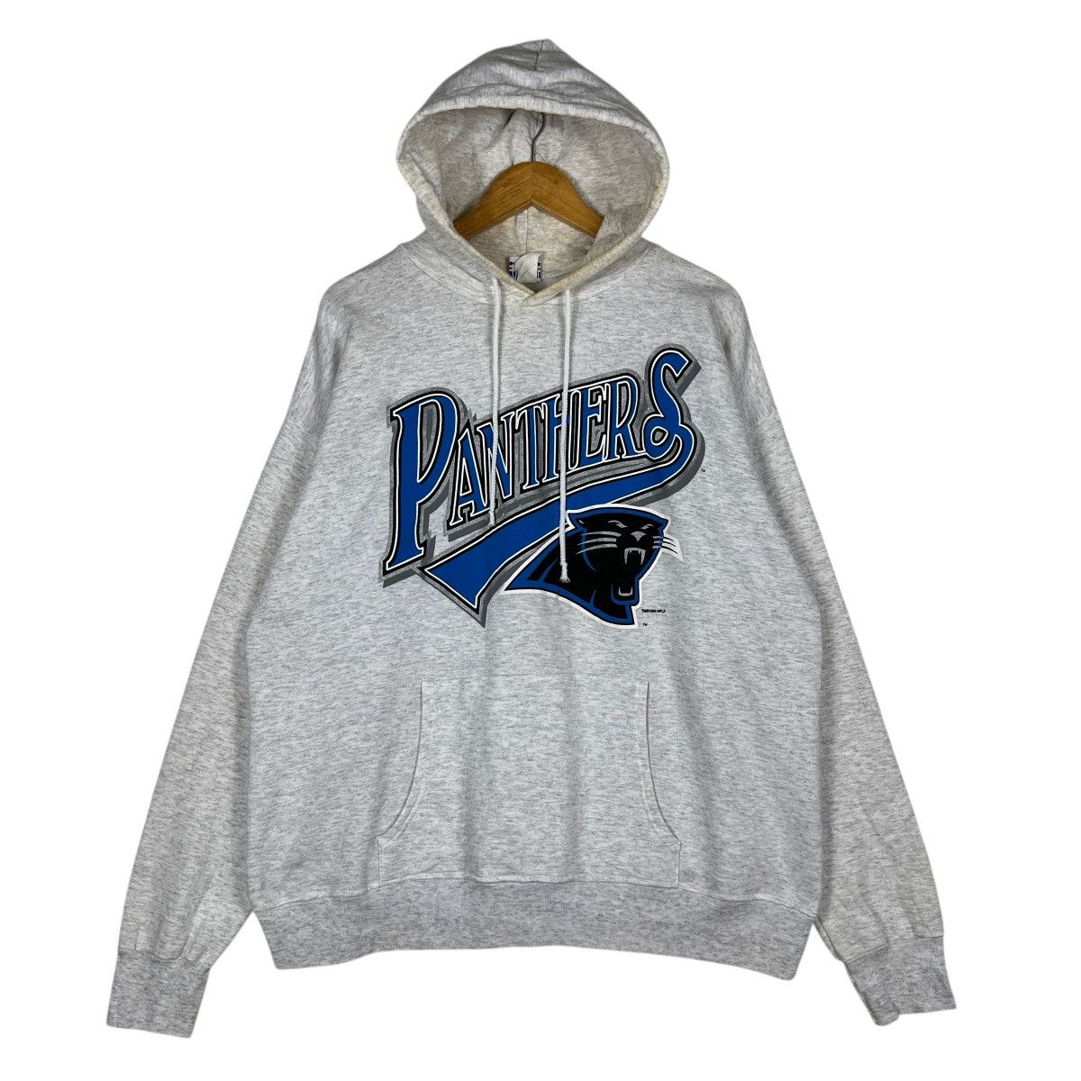 NFL 🔥 90s Vintage Nfl Panther Hoodies Size US XL / EU 56 / 4 - 1 Thumbnail