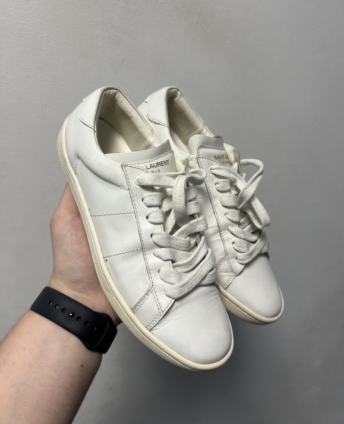 Saint Laurent Paris Saint Laurent Paris Womens Shoes Size 36 White Size US 5 / IT 35 - 1 Thumbnail