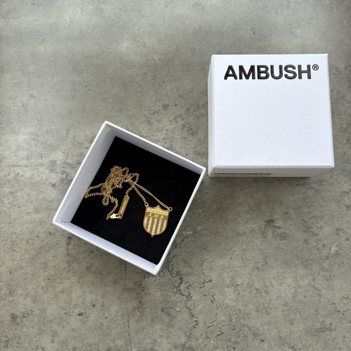 Ambush Design AMBUSH varsity shield necklace gold plated Made in Japan Size ONE SIZE - 3 Thumbnail