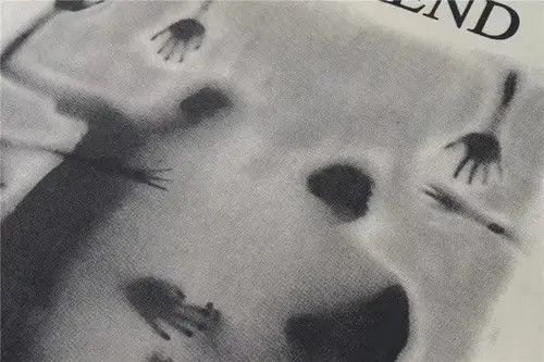 VIBE 90s Design Shadow Printed Vintage T Shirt Size US L / EU 52-54 / 3 - 4 Thumbnail