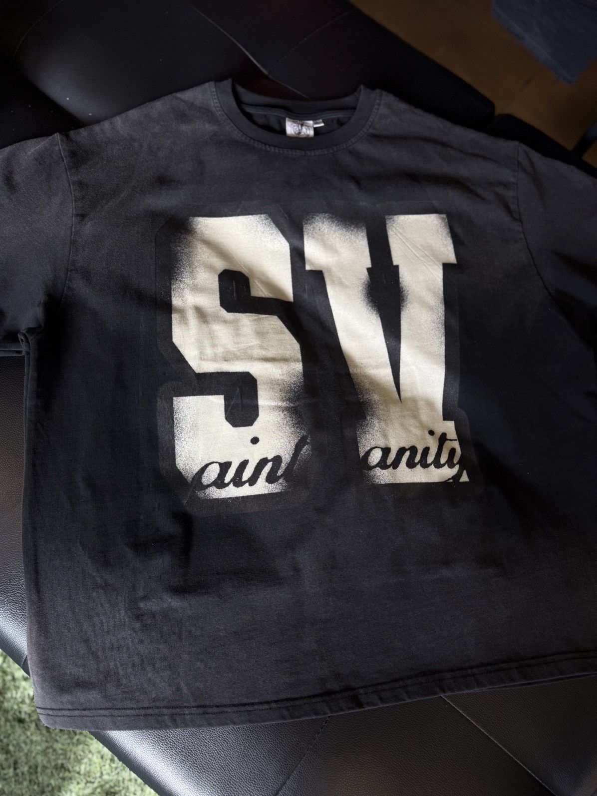 Saint Vanity Saint Vanity UNRELEASED Tee Shirt Logo Black Size XL (NEW) Size US XL / EU 56 / 4 - 2 Thumbnail