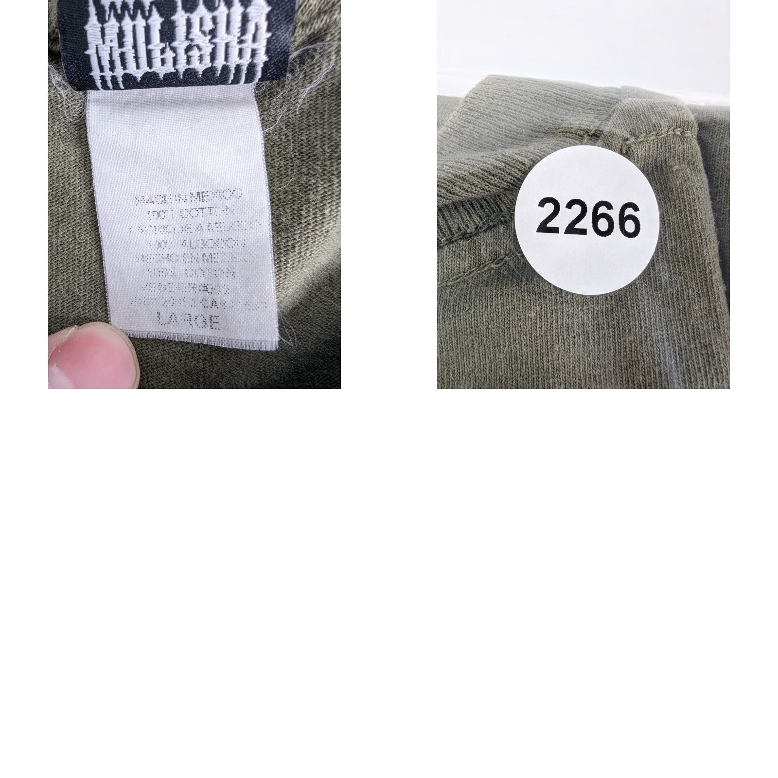 Metal Mulisha VINTAGE Metal Mulisha Army Green Skull T-Shirt Mens L Green Logo 90s? (Note: Need to only use words from original title and follow structure) Size US L / EU 52-54 / 3 - 8 Thumbnail